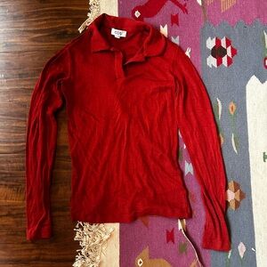 COS Collar Red 100% wool Sweater M